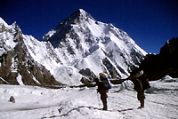 In avvicinamento al campo base del K2